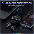 ONIKUMA T27 Dual Mode Cool Wireless Bluetooth Earphone(Black) - 3