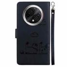For OPPO A3 Pro 5G Global Cute Cats RFID Leather Phone Case(Black) - 3