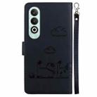 For OPPO K12 Cute Cats RFID Leather Phone Case(Black) - 3