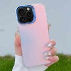 For iPhone 16 Pro Max Color Plating Discoloration PC Phone Case(Blue) - 1