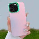 For iPhone 16 Pro Color Plating Discoloration PC Phone Case(Green) - 1