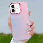 For iPhone 16 Plus Color Plating Discoloration PC Phone Case(Rose Red) - 1