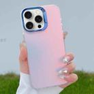 For iPhone 15 Pro Max Color Plating Discoloration PC Phone Case(Blue) - 1