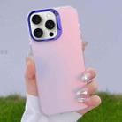 For iPhone 15 Pro Max Color Plating Discoloration PC Phone Case(Purple) - 1