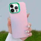 For iPhone 13 Pro Max Color Plating Discoloration PC Phone Case(Green) - 1