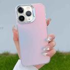 For iPhone 11 Pro Max Color Plating Discoloration PC Phone Case(Cyan Grey) - 1