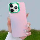 For iPhone 11 Pro Color Plating Discoloration PC Phone Case(Green) - 1