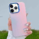 For iPhone 11 Pro Color Plating Discoloration PC Phone Case(Blue) - 1