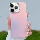 For iPhone 11 Pro Color Plating Discoloration PC Phone Case(Silver) - 1