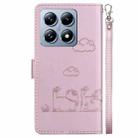 For Xiaomi 14T Cute Cats RFID Leather Phone Case(Rose Gold) - 3