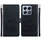 For Xiaomi 14T Cute Cats RFID Leather Phone Case(Black) - 1