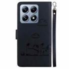 For Xiaomi 14T Cute Cats RFID Leather Phone Case(Black) - 3