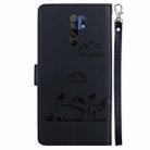 For Xiaomi Poco M2 Cute Cats RFID Leather Phone Case(Black) - 3