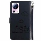 For Xiaomi 13 Lite / Civi 2 Cute Cats RFID Leather Phone Case(Black) - 3