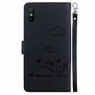 For Redmi 9A / 9i Sport Cute Cats RFID Leather Phone Case(Black) - 3