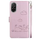 For Redmi A5 4G 173.3mm Cute Cats RFID Leather Phone Case(Rose Gold) - 3