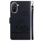 For Redmi A5 4G 173.3mm Cute Cats RFID Leather Phone Case(Black) - 3