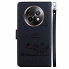 For Realme 13+ Global Cute Cats RFID Leather Phone Case(Black) - 3