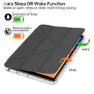 For Xiaomi Redmi Pad SE 8.7 Clear Acrylic Deformation Leather Tablet Case(Black) - 2