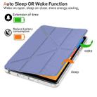 For Xiaomi Redmi Pad SE 8.7 Clear Acrylic Deformation Leather Tablet Case(Lavender Purple) - 2