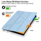 For Xiaomi Redmi Pad SE 8.7 Clear Acrylic Deformation Leather Tablet Case(Ice Blue) - 2