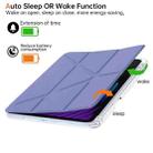 For Xiaomi Pad 7 / 7 Pro Clear Acrylic Deformation Leather Tablet Case(Lavender Purple) - 2