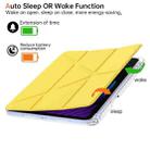 For Xiaomi Pad 7 / 7 Pro Clear Acrylic Deformation Leather Tablet Case(Yellow) - 2