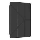 For Xiaomi Redmi Pad 12.1 Clear Acrylic Deformation Leather Tablet Case(Black) - 2