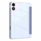 For Xiaomi Redmi Pad 12.1 Clear Acrylic Deformation Leather Tablet Case(Lavender Purple) - 3