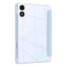For Xiaomi Redmi Pad 12.1 Clear Acrylic Deformation Leather Tablet Case(Ice Blue) - 3