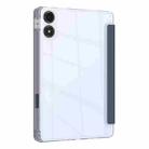 For Xiaomi Redmi Pad 12.1 Clear Acrylic Deformation Leather Tablet Case(Dark Blue) - 3