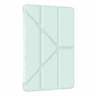 For Xiaomi Redmi Pad 12.1 Clear Acrylic Deformation Leather Tablet Case(Light Green) - 2