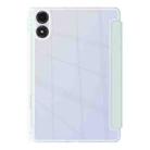 For Xiaomi Redmi Pad 12.1 Clear Acrylic Deformation Leather Tablet Case(Light Green) - 3