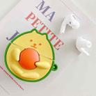 For AirPods Pro Avocado Cat Shape Earphone Protective Case - 1