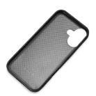 For iPhone 16 Plus Wristband Leather Back Phone Case(Black) - 3