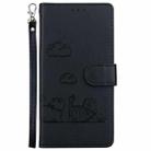 For Google Pixel 7 Cute Cats RFID Leather Phone Case(Black) - 2