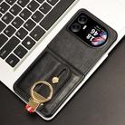 For Blackview Hero 10 Wristband Leather Back Phone Case(Black) - 2