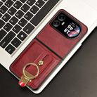 For Blackview Hero 10 Wristband Leather Back Phone Case(Red) - 2