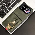 For Blackview Hero 10 Wristband Leather Back Phone Case(Green) - 2