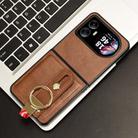 For Blackview Hero 10 Wristband Leather Back Phone Case(Brown) - 2