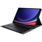 For Samsung Galaxy Tab S10 Ultra A910B-A Touch Pad Detachable Bluetooth Keyboard Leather Tablet Case(Black) - 2