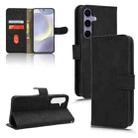 For Samsung Galaxy S24 FE 5G Skin Feel Magnetic Flip Leather Phone Case(Black) - 1