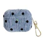 For AirPods Pro Velvet Cloth + PC Headset Shockproof Case(Blue) - 1