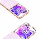 For Motorola Razr 50 Ultra Electroplating Frame Colorful Glitter Phone Case(Glitter Pink) - 3