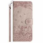 For Samsung Galaxy A26 5G Cat Embossing Pattern Leather Phone Case with Lanyard(Grey) - 2