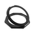 Aluminium Alloy Magsafe Magnetic Ring Phone Holder(Black) - 1