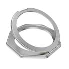 Aluminium Alloy Magsafe Magnetic Ring Phone Holder(Silver) - 1