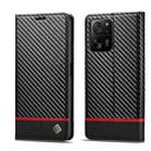 For Xiaomi 14T Pro LC.IMEEKE Carbon Fiber Texture Flip Leather Phone Case(Horizontal Black) - 1