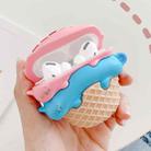 For AirPods Pro Cat Ice Cream Shape Earphone Protective Case - 1