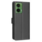 For Motorola Moto G35 Litchi Texture RFID Anti-theft Leather Phone Case(Black) - 3